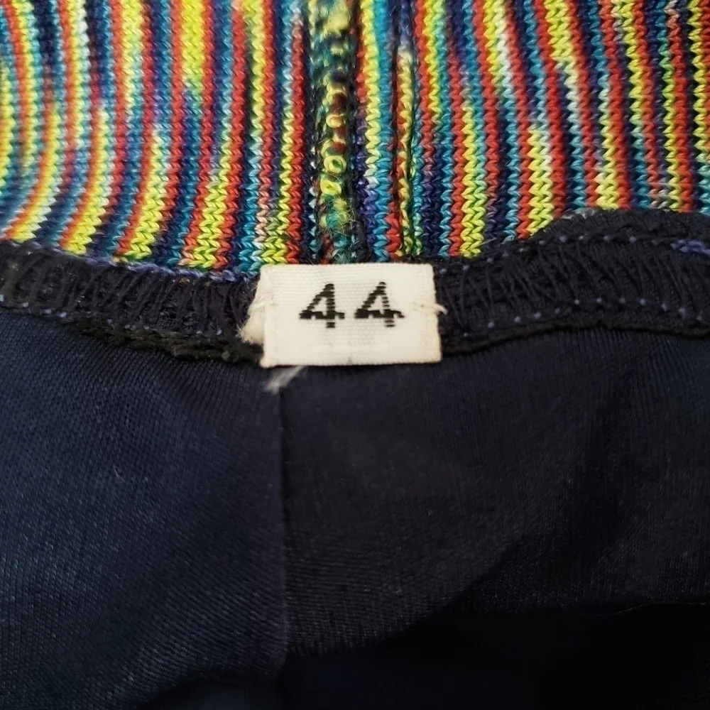 Vintage Missoni for Neiman Marcus Colorful Sequin Pencil Op Art Skirt